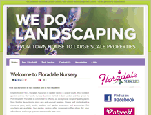 Tablet Screenshot of floradale.co.za